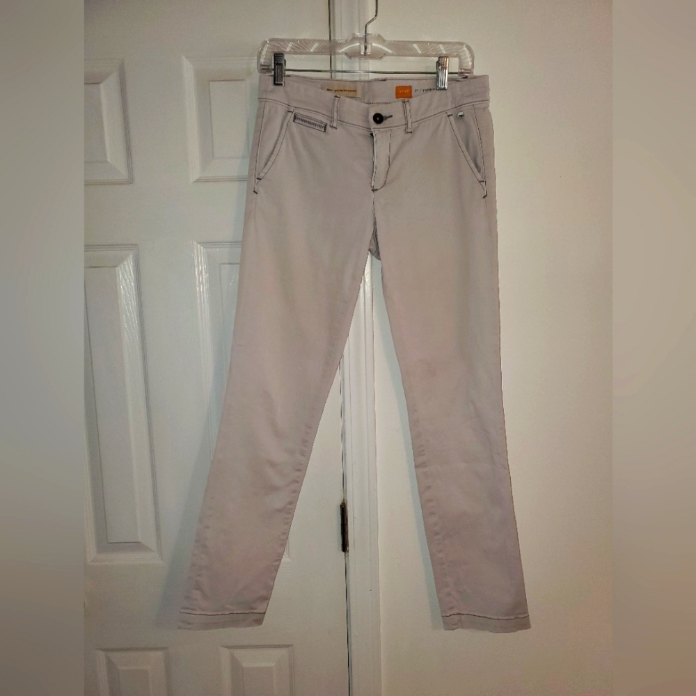 Anthropologie Pilcro Fit/Hyphen Pants No. 26 Light Gray Khakis